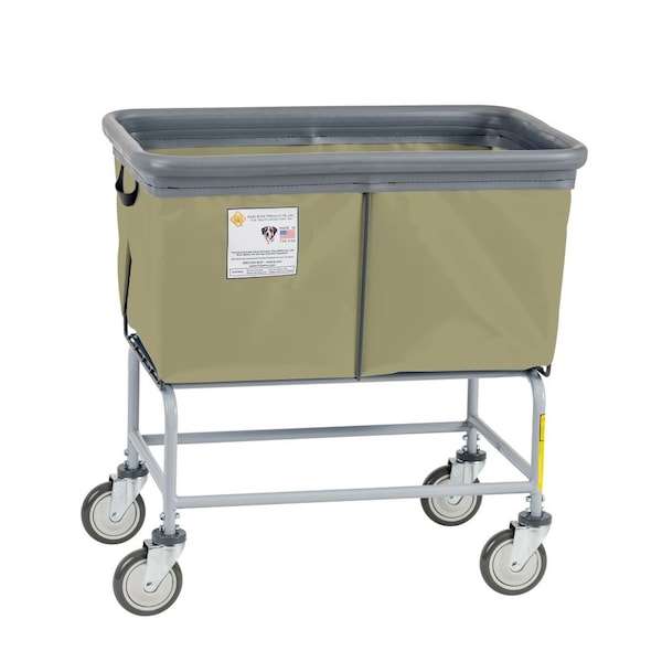 Elevated Basket Truck, Vinyl, Bumper, 4 Bushel, Beige